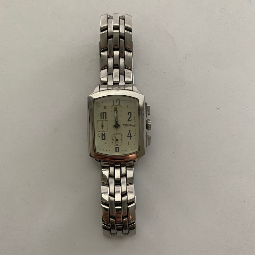 Vintage Perry Ellis Men’s Stainless Watch